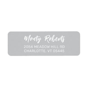Simple Modern Hand Sketched Return Address Label