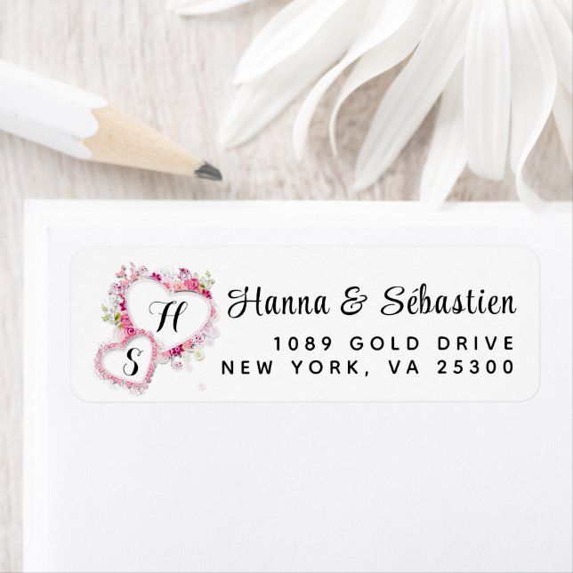 Simple Modern Hand Sketched Script Return Address Label (Insitu)