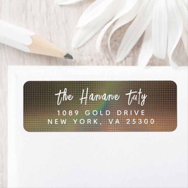 Simple Modern Hand Sketched Script Return Address Label (Insitu)