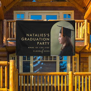 Simple Modern High School Or College Graduation Banner