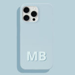 Simple Modern Initial Monogram iPhone 15 Pro Max Case<br><div class="desc">Simple Modern Initial Monogram Phone Case. Create your own personalised iPhone Case with custom initial name.</div>