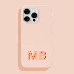 Simple Modern Initial Monogram iPhone 15 Pro Max Case<br><div class="desc">Simple Modern Initial Monogram Phone Case. Create your own personalised iPhone Case with custom initial name.</div>