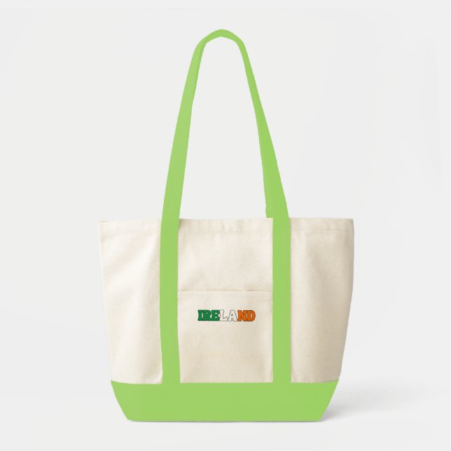 Simple Modern Ireland National Flag Apparel Tote Bag (Front)