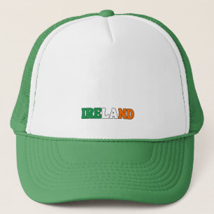 Simple Modern Ireland National Flag Apparel Trucker Hat