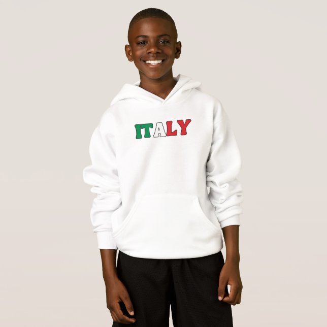 Simple Modern Italy National Flag Apparel (Front Full)