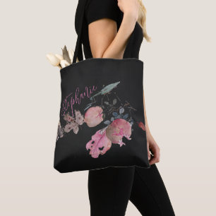 Simple Modern Japanese Art Urakami Shunkin Tote Bag