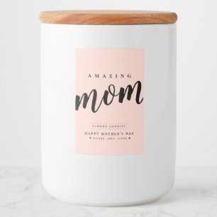 Simple Modern Jar/Container Label for Mum