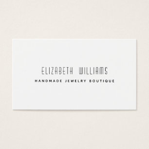 Simple Modern Jewellery Designer Logo Business Car