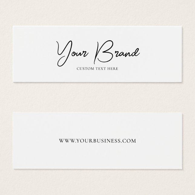 Simple Modern Label Clothing Hang Tag (Front & Back)