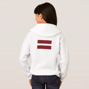 Simple Modern Latvia Flag Souvenir , Backside