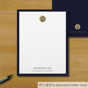 Simple Modern Law Office Custom Letterhead