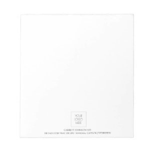 Simple Modern Logo Minimalist Doctor Physician Notepad