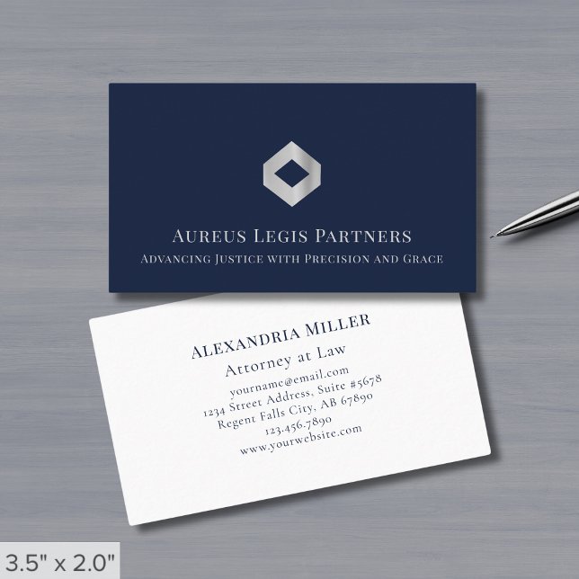 Simple Modern Luxury Logo Business Card (Creator Uploaded)