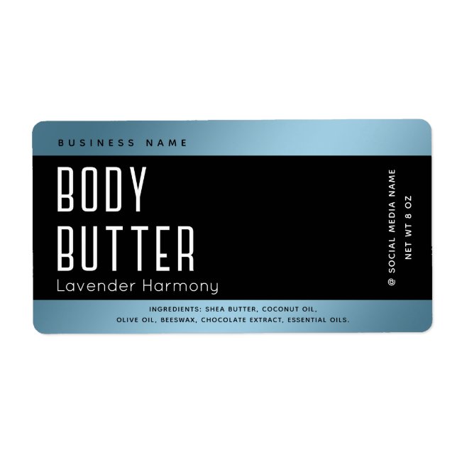 Simple modern luxury typography black lavender  la (Front)