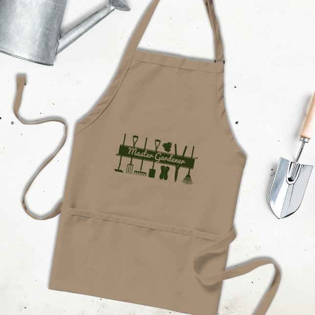 Simple Modern Master Gardener Custom Standard Apron (Creator Uploaded)
