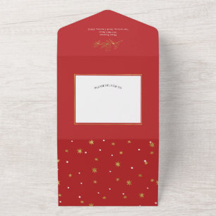 Simple Modern Merry and Bright Christmas cards