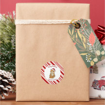 Simple modern merry christmas kitten CatMAS patter