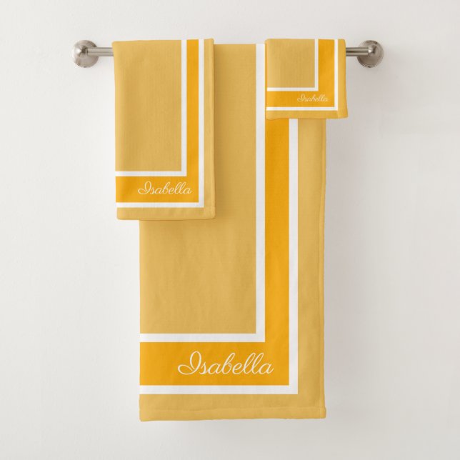 Simple Modern Mimosa Bath Towel Set (Insitu)