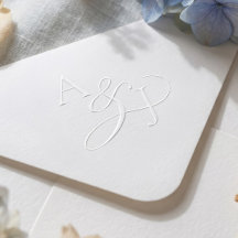 Simple Modern Minimal Elegant Two Letter Monogram
