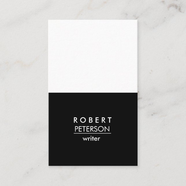 Simple Modern Minimal Social Media icon vertical Business Card (Front)