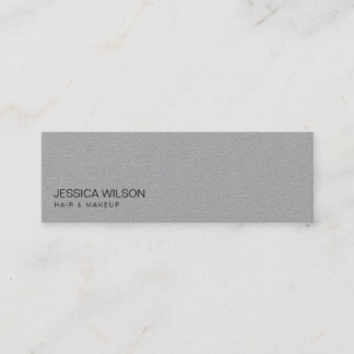 Simple Modern Minimal Social Media QR Code Mini Business Card