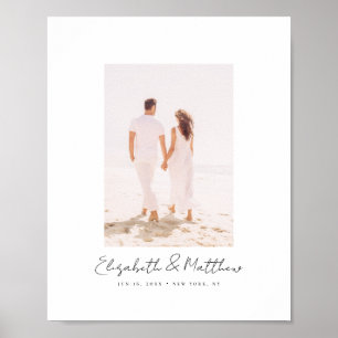 Simple Modern Minimalist Chic Photo Alternative Poster