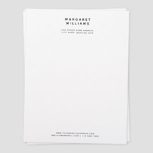 Simple Modern Minimalist Elegant Office Letterhead