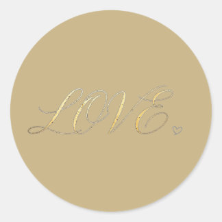 Simple modern Minimalist LOVE sticker