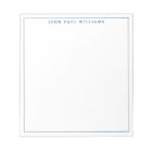 Simple Modern Minimalist Navy Blue Line Frame Chic