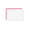 Simple Modern Minimalist Pink Two Border Monogram