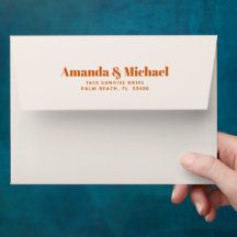 Simple Modern Minimalist with Your Return Address