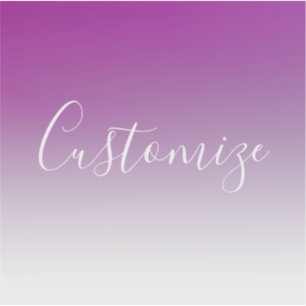 Simple Modern Minimalistic Purple Ombre Gradient
