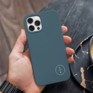 Simple Modern Monogram Name Case-Mate iPhone 14 Pro Max Case