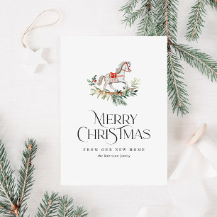 simple modern moving announcement card