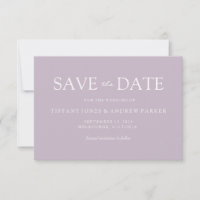 Simple Modern Muddy Blush Wedding Save the date