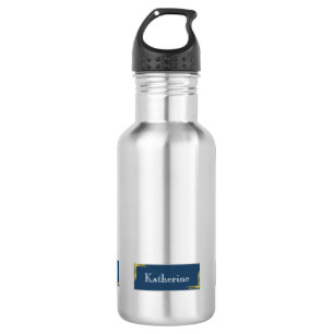 Simple Modern Name Blue 532 Ml Water Bottle