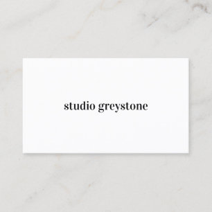 Simple Modern Name Social Media Icons Business Card