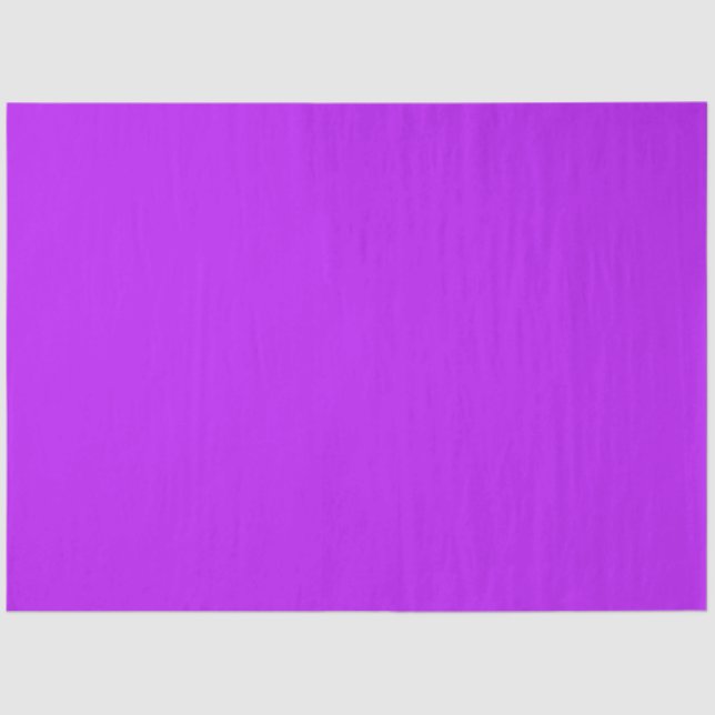 Simple Modern Neon Fluorescent Purple Tissue Paper (Front)