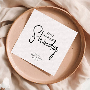 Simple Modern Neutral Tiny Human Shindig Napkins