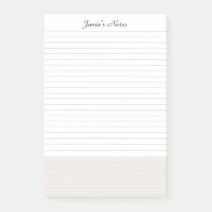 Simple Modern Pastel Colorblock Post-it Notes