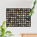 Simple Modern Personalised 108 Photo Collage Poster<br><div class="desc">Create your own personalised photo collage poster featuring 108 of your favourite pictures.</div>