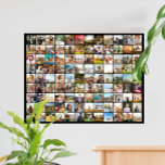 Simple Modern Personalised 108 Photo Collage Poster<br><div class="desc">Create your own personalised photo collage poster featuring 108 of your favourite pictures.</div>