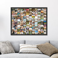Simple Modern Personalised 108 Photo Collage