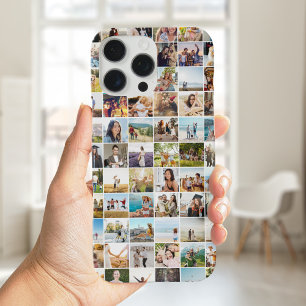 Simple Modern Personalised Photo Collage iPhone 16 Pro Max Case