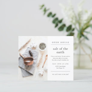 Simple Modern Photo Business Open House Invitation