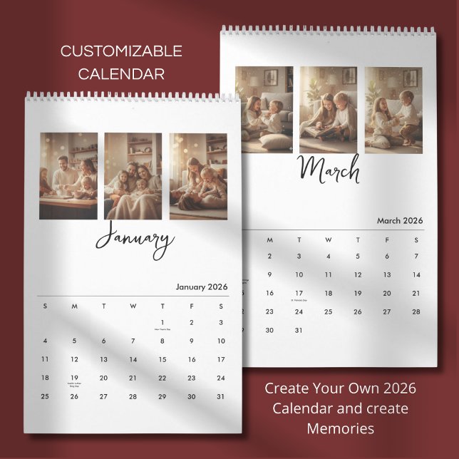 Simple Modern Photo Calendar (Creator Uploaded)
