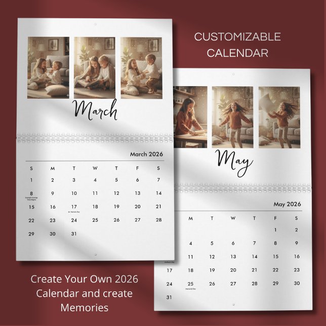Simple Modern Photo Calendar (Creator Uploaded)