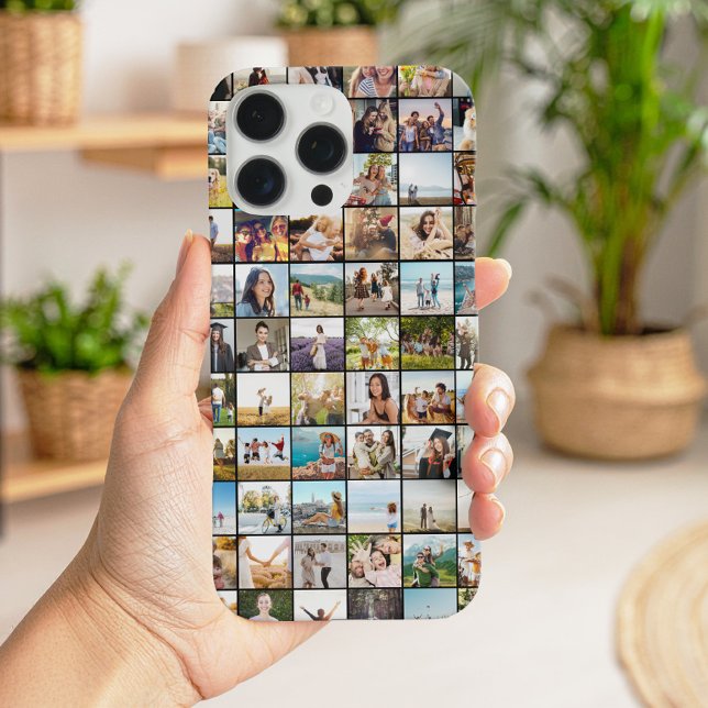Simple Modern Photo Collage Case-Mate iPhone Case (Creator Uploaded)