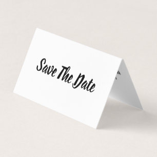 Simple & Modern, Photo Save The Date Card
