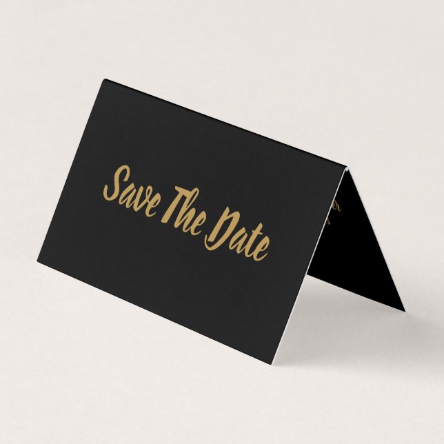 Simple & Modern, Photo Save The Date Card (Front)